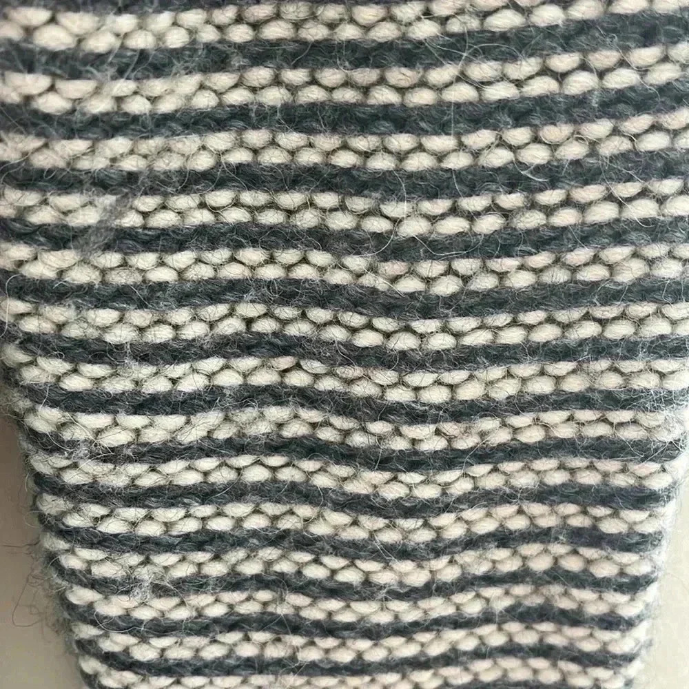 [S/M]Elisabetta Franchi Made in Italy Wool/Alpaca  WMN Gray Black Tunic Sweater - Picture 7 of 9